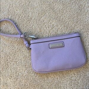 New Calvin Klein Lavender Wristlet Clutch